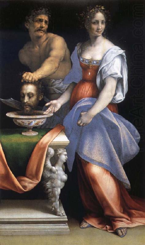Salome with the bead of Fohn the Baptist, Cesare da Sesto